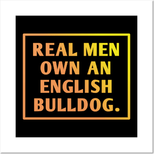 English Bulldog Posters and Art